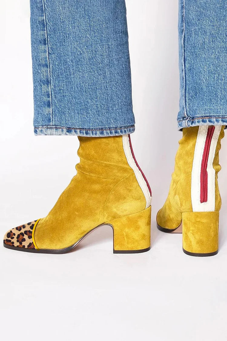 NORTHLINE STUDIO | Sporty Mid-Heel Ankle Boot