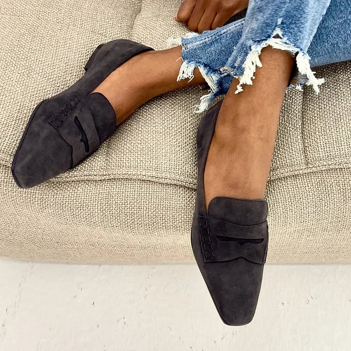 Northline Studio | Suede Slip-On Loafers