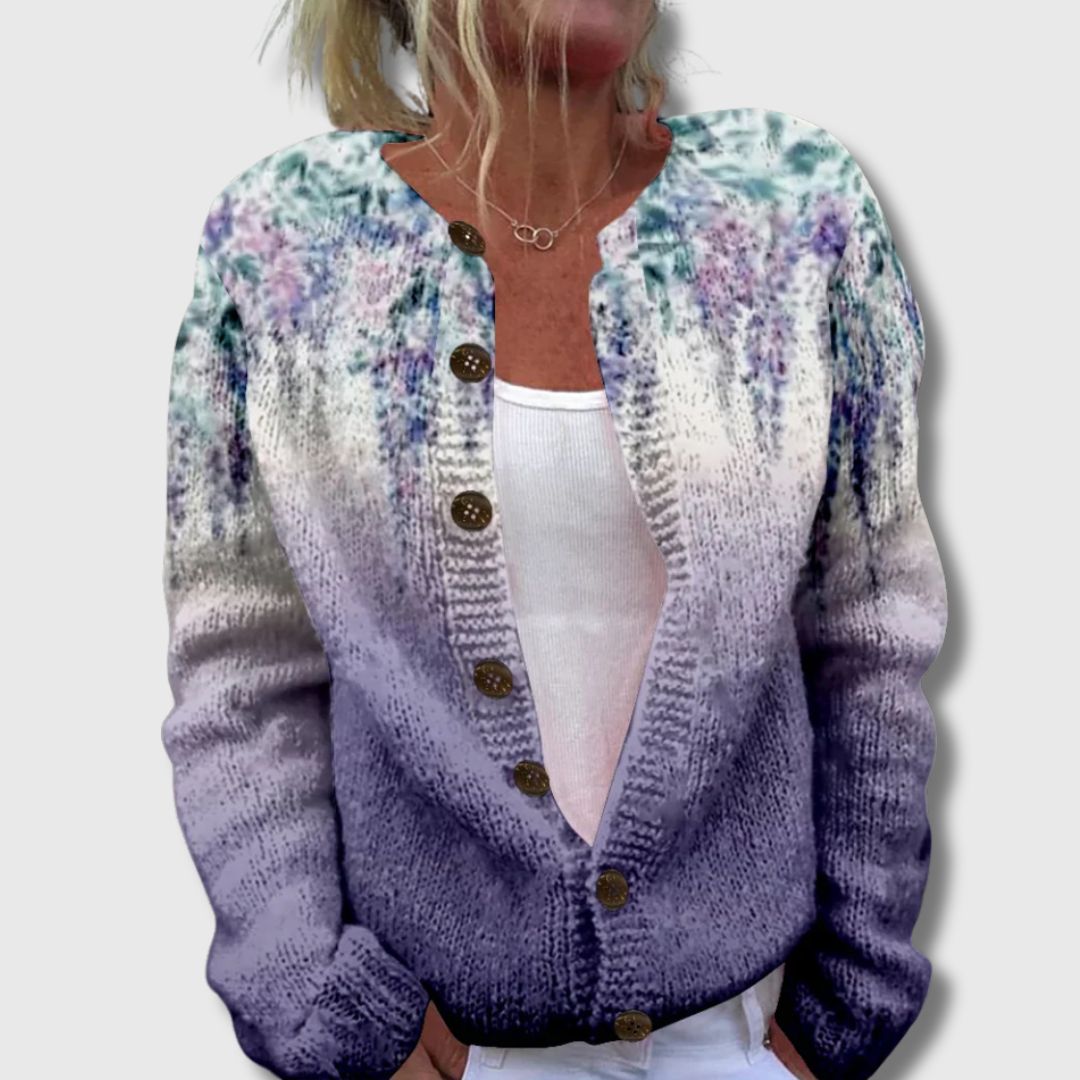 Octaviana | Stylish Printed Cardigan