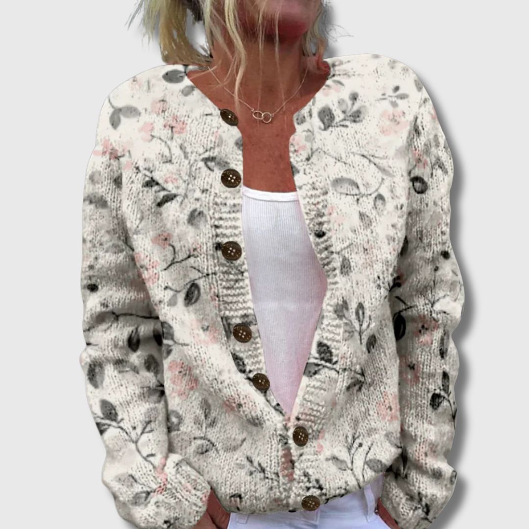 Mercedes | Stylish Printed Cardigan