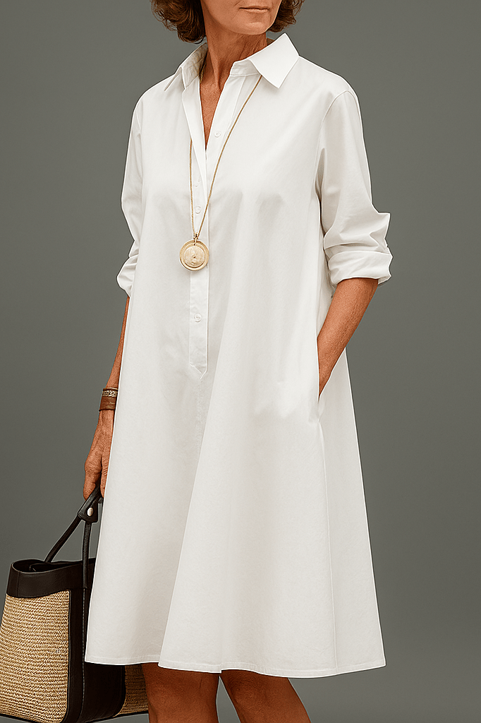 Waltraud - Timeless Elegance Midi Dress for a Chic Look