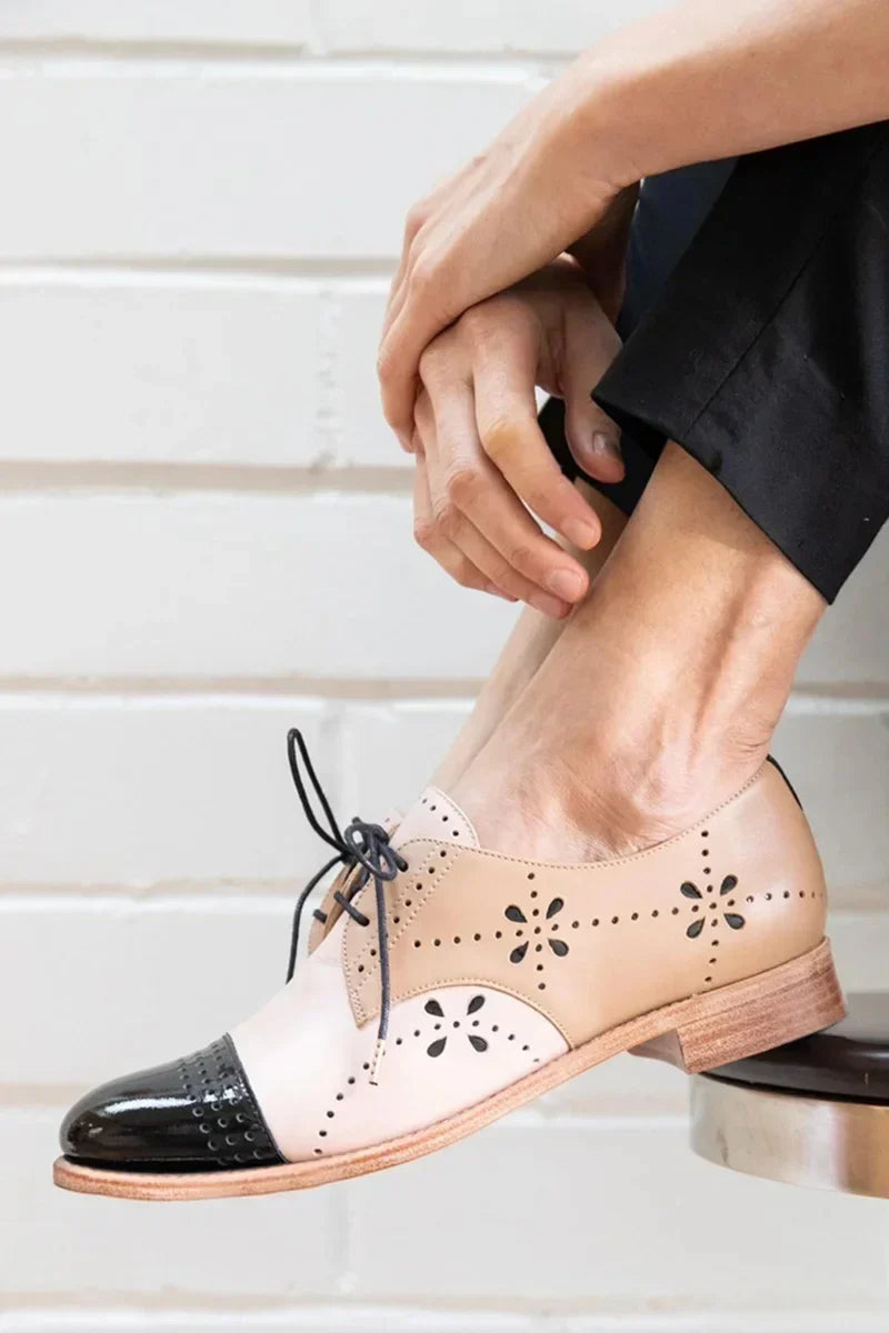Two-Tone Oxford Shoes by NORTHLINE STUDIO