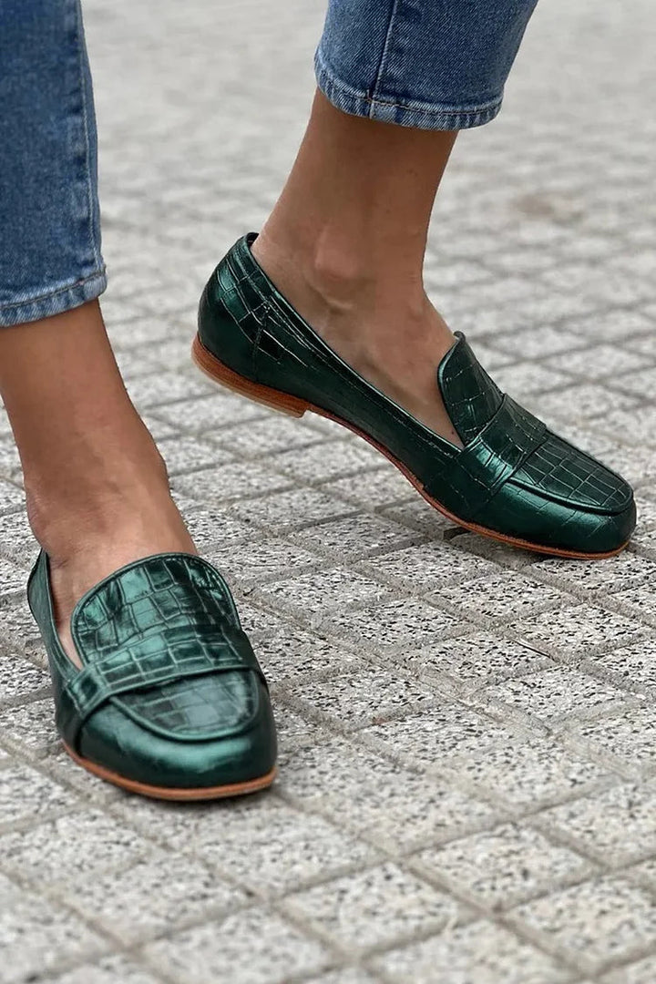 Crocodile Texture Loafer