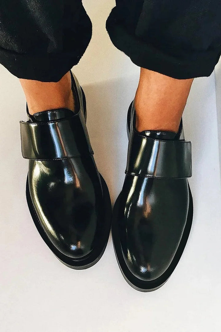 Northline Studio | Sleek Polished Strap Loafers