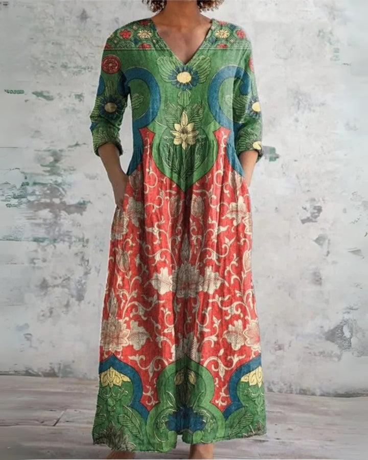 Orla Fiona | Vintage Floral Maxi Dress