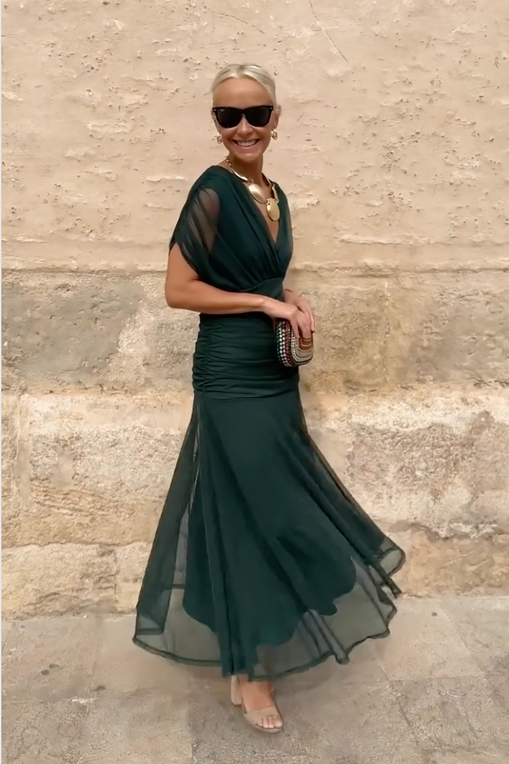 PRISCILLA | Tulle Maxi Dress