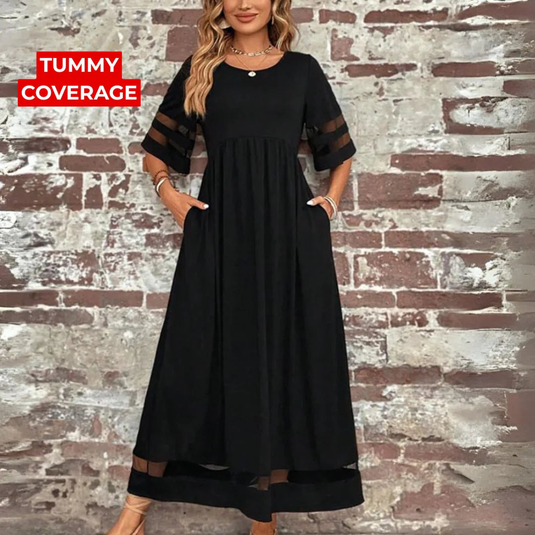 Orla Fiona™ | Elegant Tummy Coverage Dress