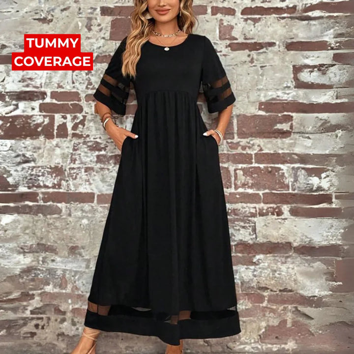 Orla Fiona™ | Elegant Tummy Coverage Dress