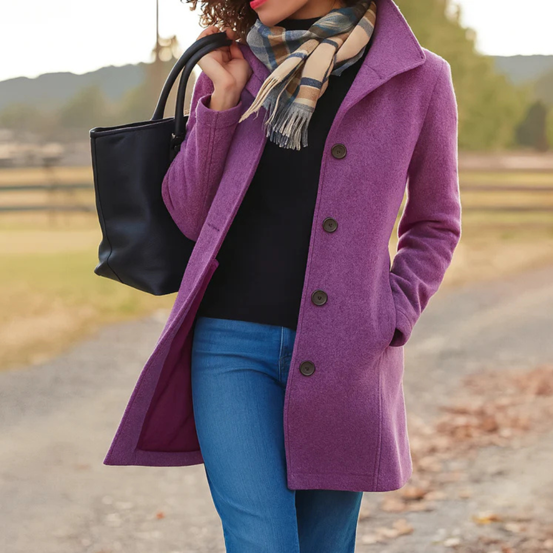 Tradura™ - Classic Mid-Length Button Coat