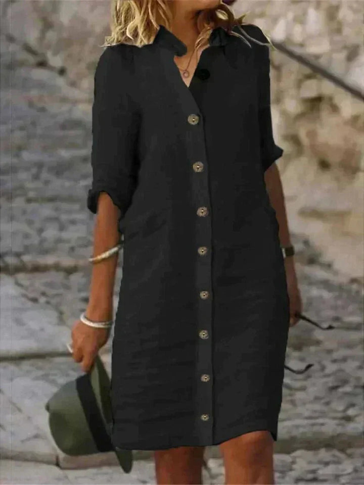 Orla Fiona | Breezy Comfort Shirt Dress