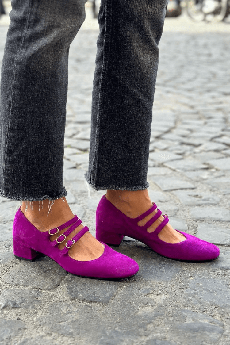 SABRINA | BALLET FLAT WITH STRAPS