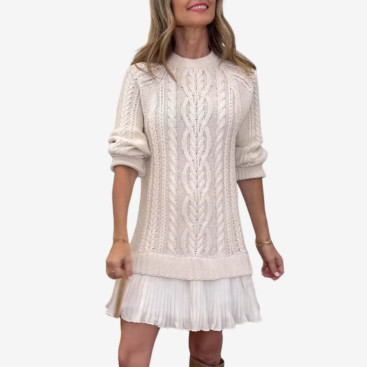 Gaëlle™ Knitted Jumper Dress