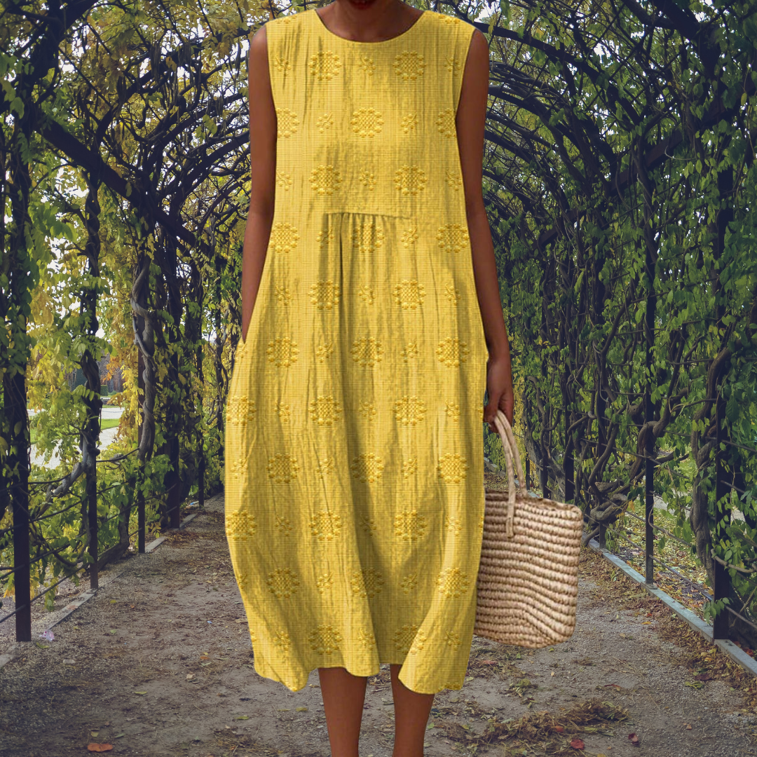 Orla Fiona | Elegant Sleeveless Dress With Pockets