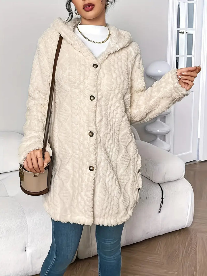 Orla Fiona | Plush Hooded Cardigan