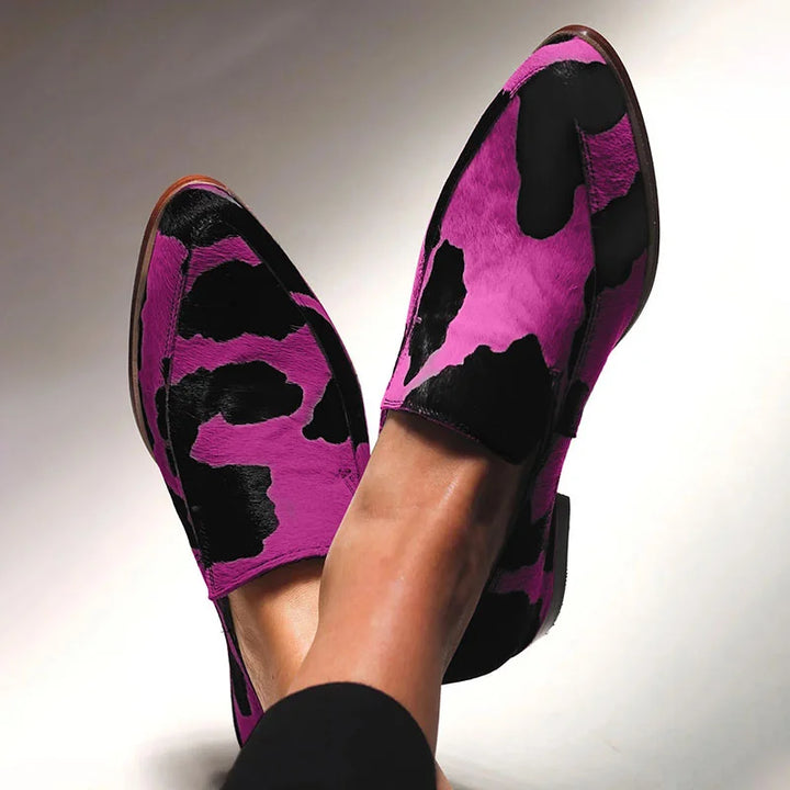 Bold Animal-Print Loafers