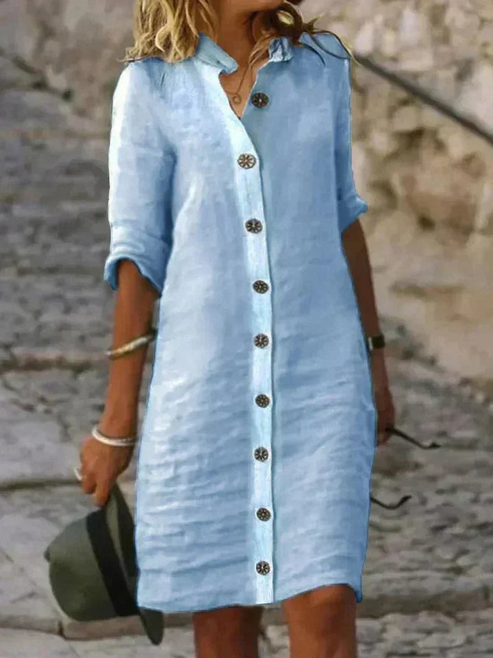 Orla Fiona | Breezy Comfort Shirt Dress