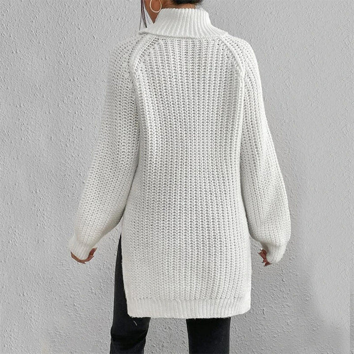 Éloïse™ | Split Turtleneck Sweater