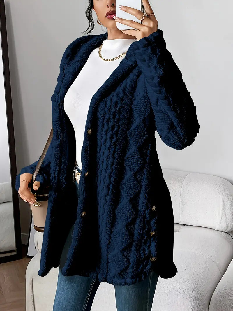 Orla Fiona | Plush Hooded Cardigan