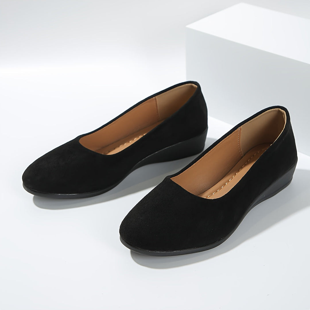 Éliane™ – Comfortable wedge-heeled ballerinas