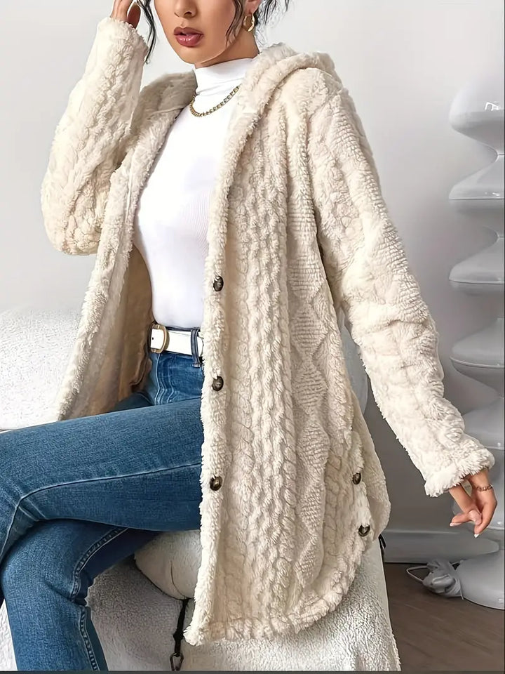 Orla Fiona | Plush Hooded Cardigan