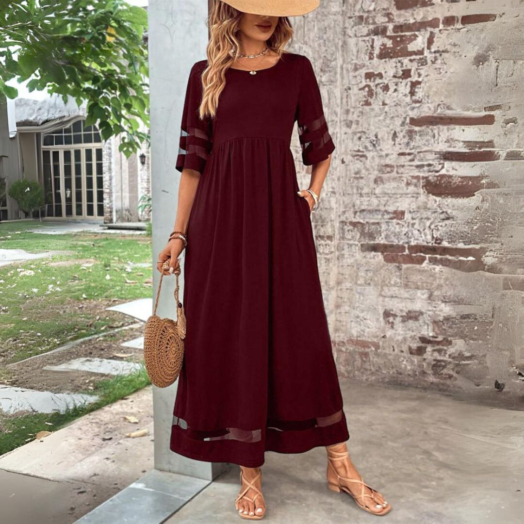 Orla Fiona™ | Elegant Tummy Coverage Dress