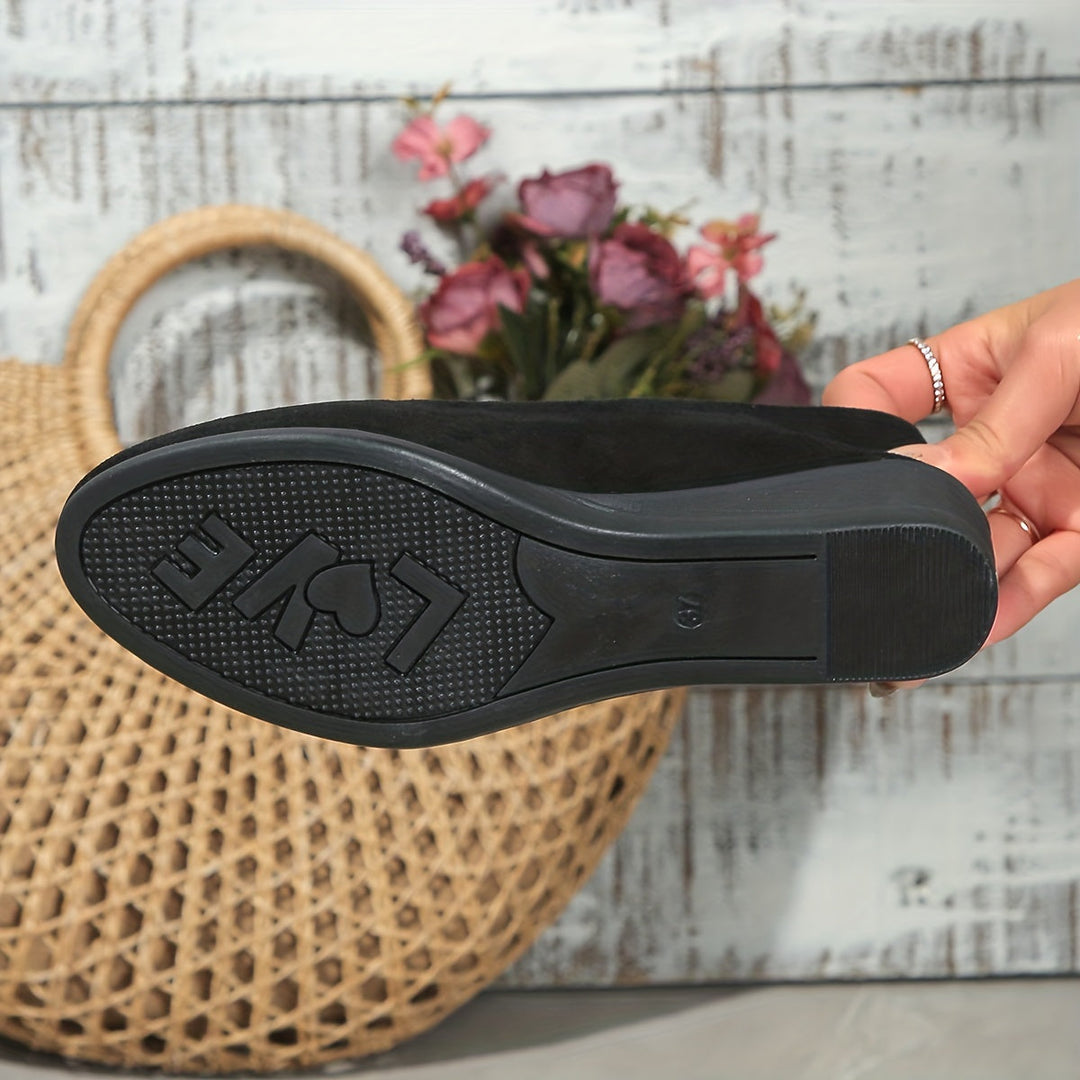 Éliane™ – Comfortable wedge-heeled ballerinas