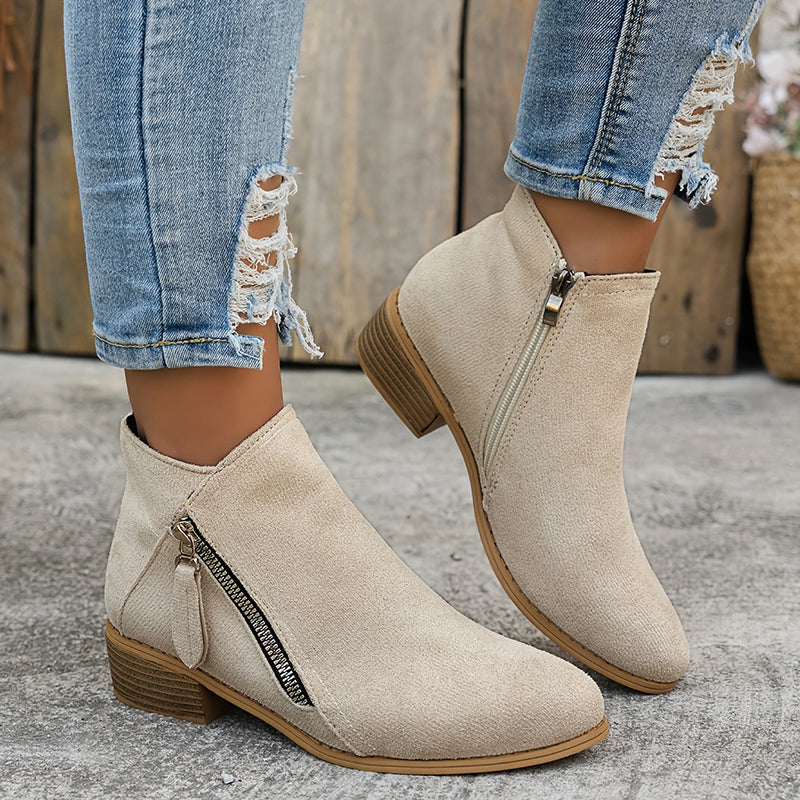 Lona™ | Stylish Suede Ankle Boots