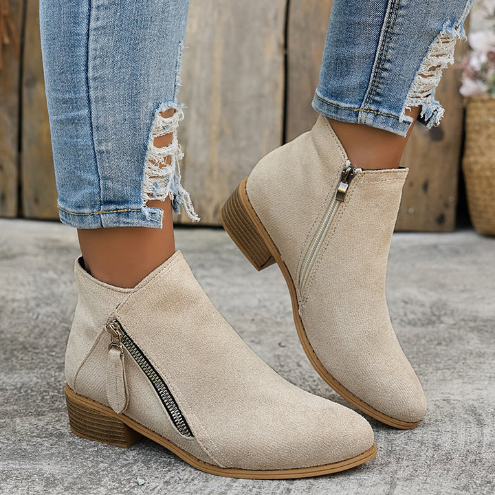 Lona™ | Stylish Suede Ankle Boots