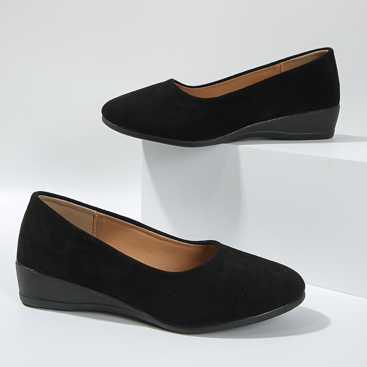 Éliane™ – Comfortable wedge-heeled ballerinas