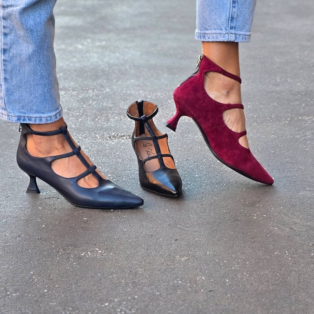 Strappy Low Heel Decollete | NORTHLINE STUDIO
