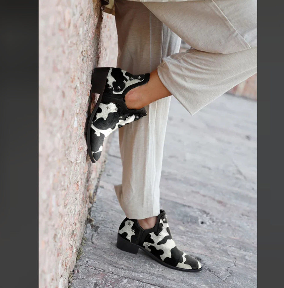 NORTHLINE STUDIO | Studded Western Boots
