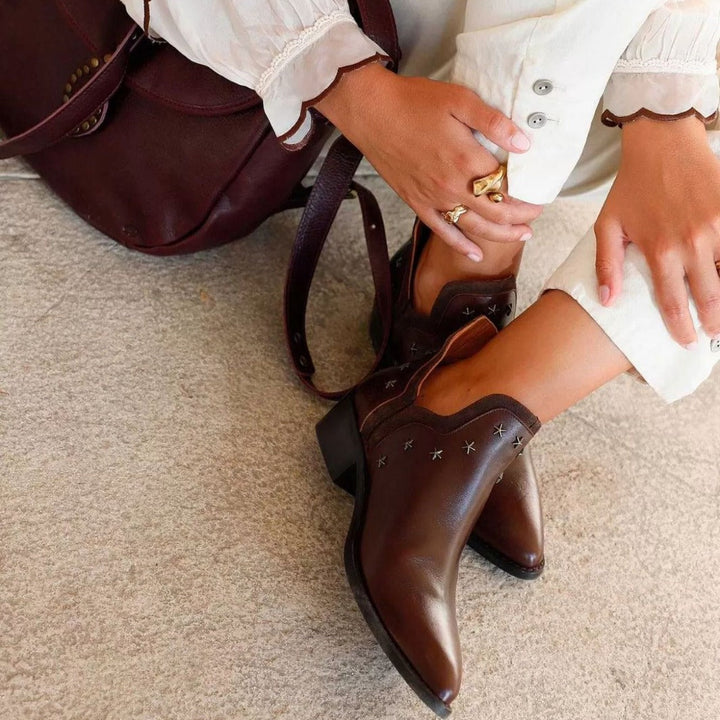 NORTHLINE STUDIO | Studded Western Boots