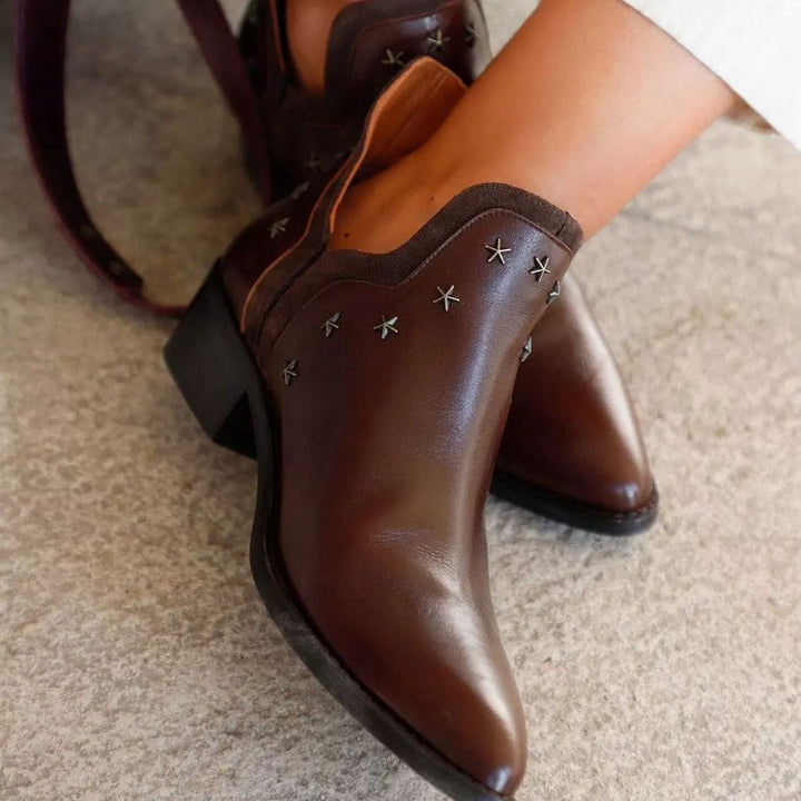 NORTHLINE STUDIO | Studded Western Boots
