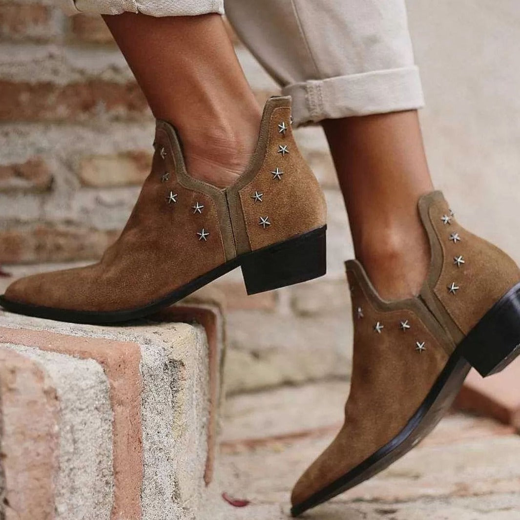NORTHLINE STUDIO | Studded Western Boots