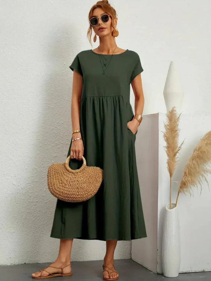 Orla Fiona | Elegant Tummy Coverage Dress