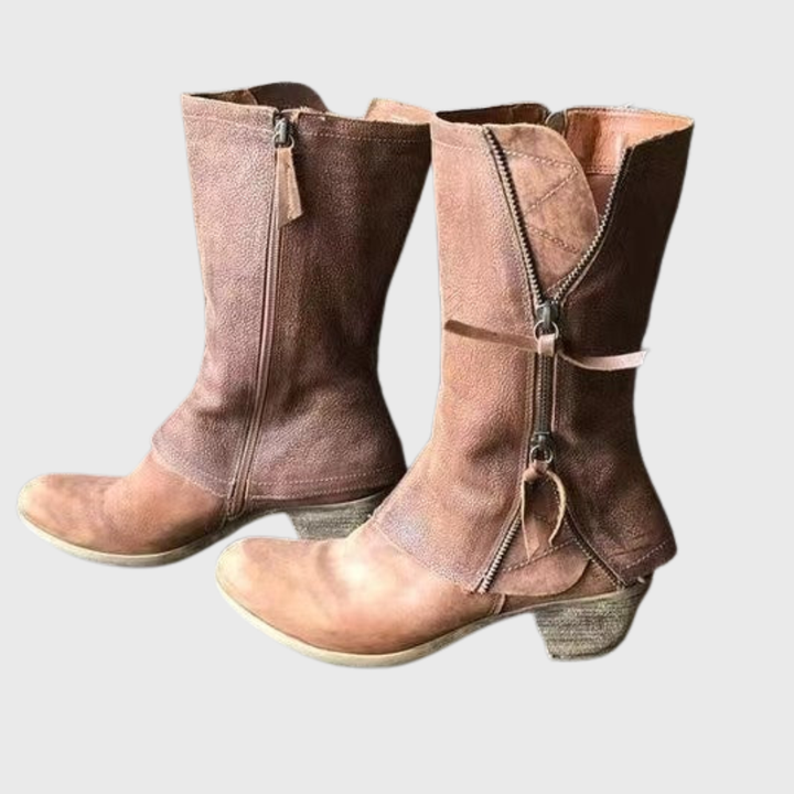 Savrani™ | Leather Ankle Boots