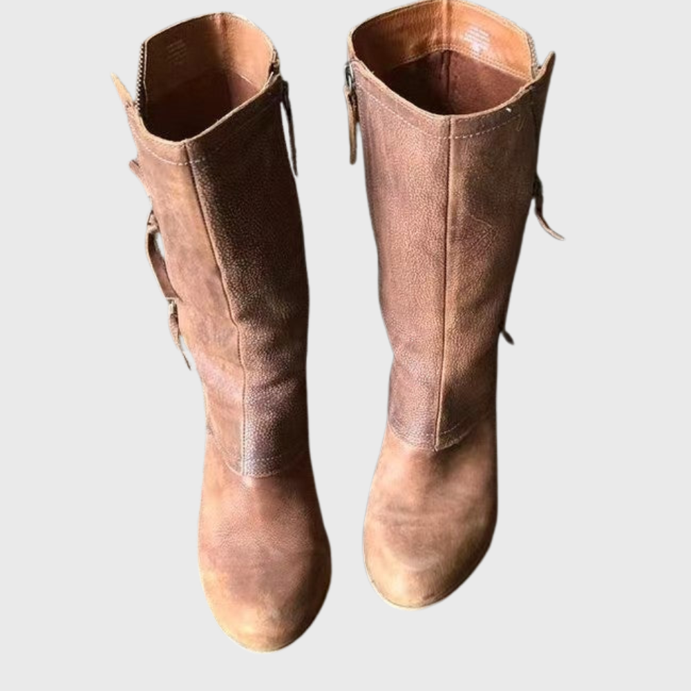 Savrani™ | Leather Ankle Boots