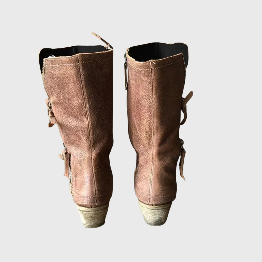 Savrani™ | Leather Ankle Boots