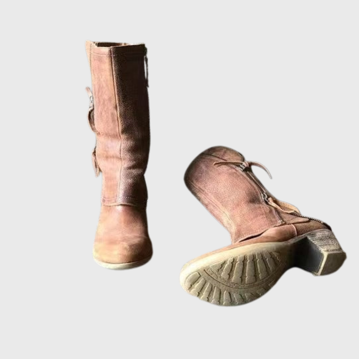 Savrani™ | Leather Ankle Boots