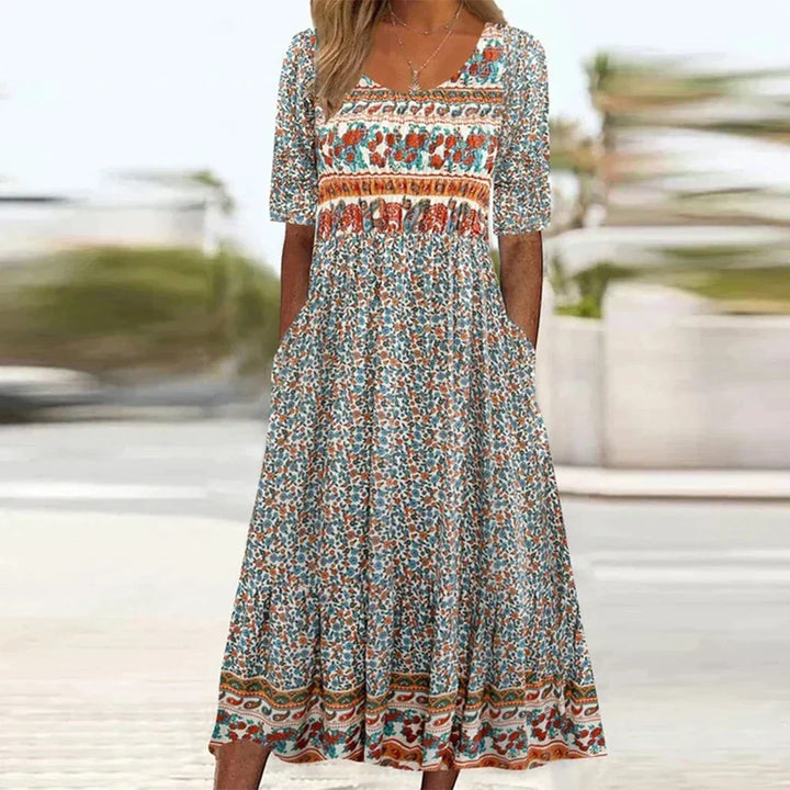Leviana™ | Maxi Floral Dress Plus Size