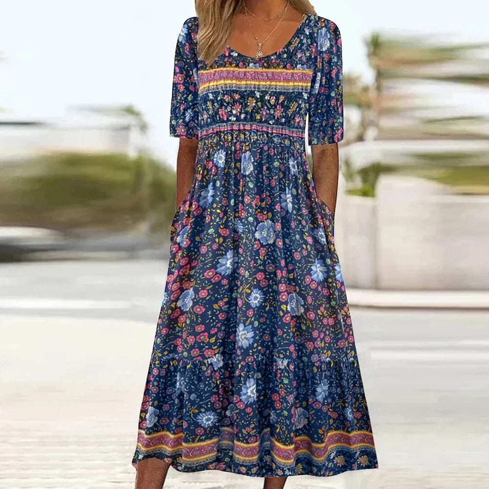 Leviana™ | Maxi Floral Dress Plus Size