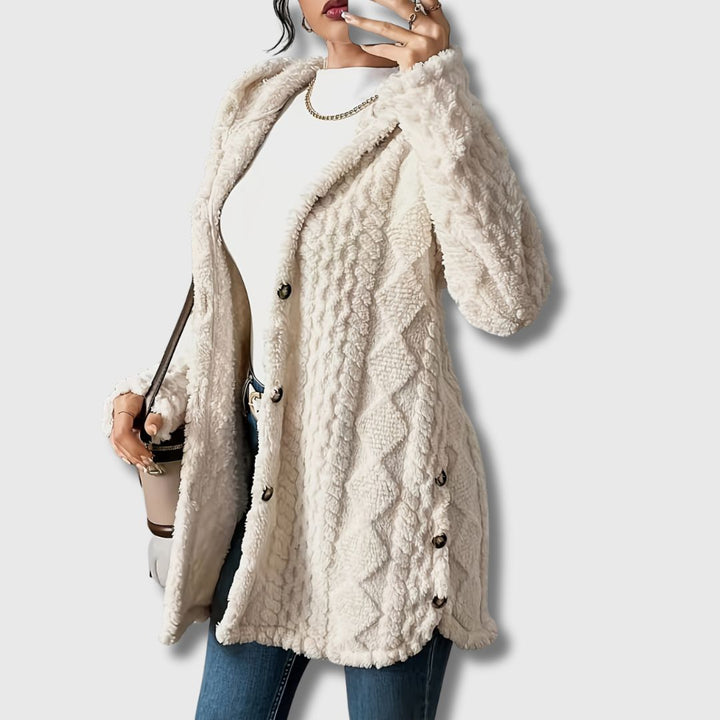 Sapphira | Elegant Hooded Coat