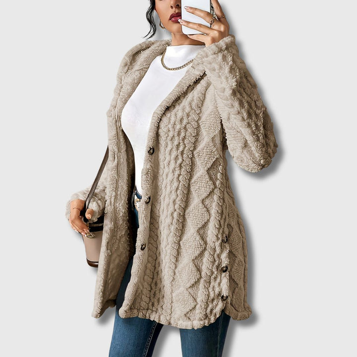 Sapphira | Elegant Hooded Coat