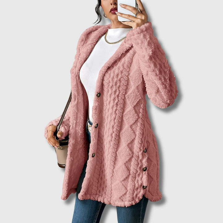 Sapphira | Elegant Hooded Coat