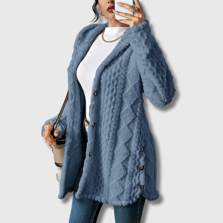 Sapphira | Elegant Hooded Coat