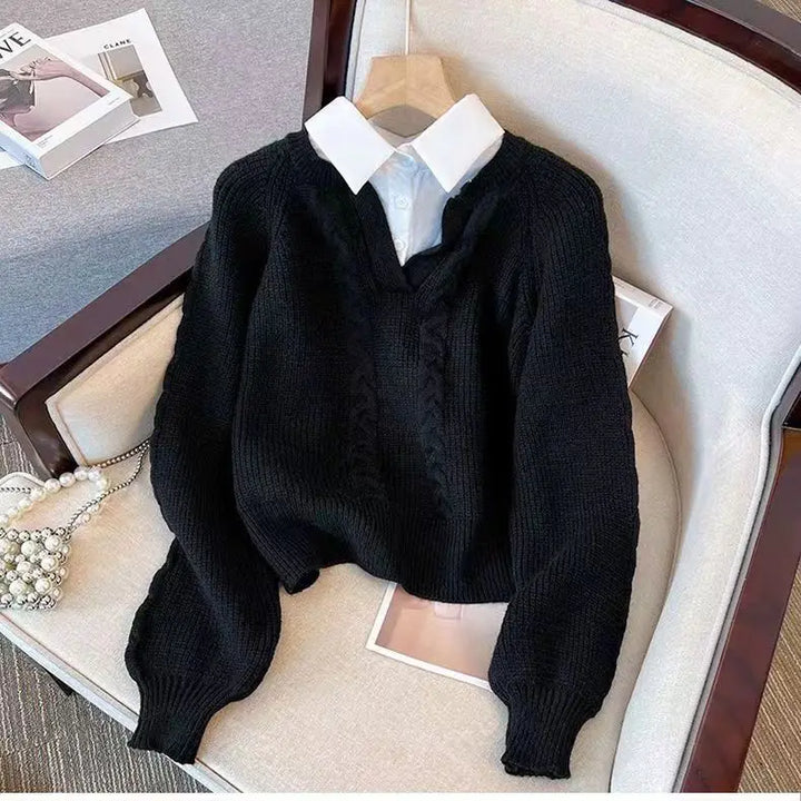 Clémence™ | Retro Duo Cocoon Sweater