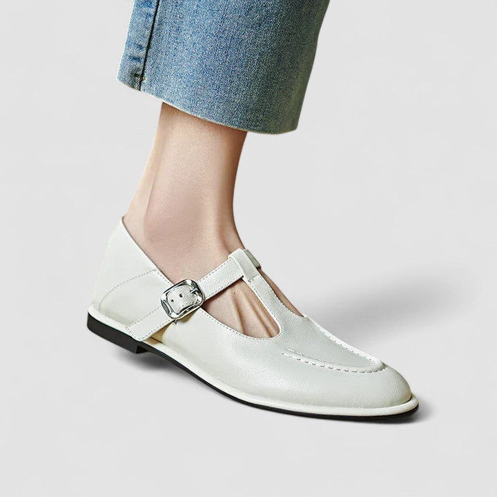 Camila – Mary Jane Orthopaedic Shoes with Low Heel