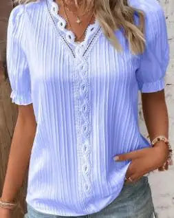 Yrsa™ | Scalloped V-Neck Sweater