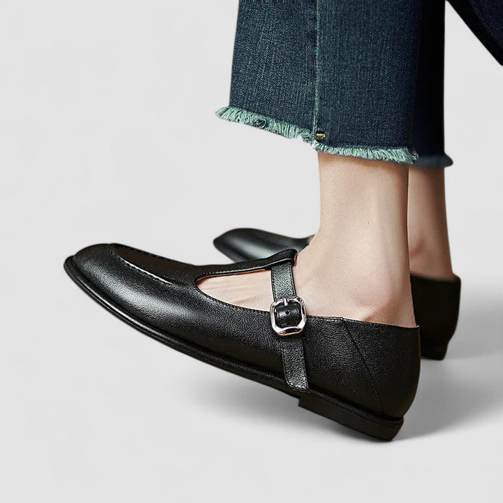 Camila – Mary Jane Orthopaedic Shoes with Low Heel