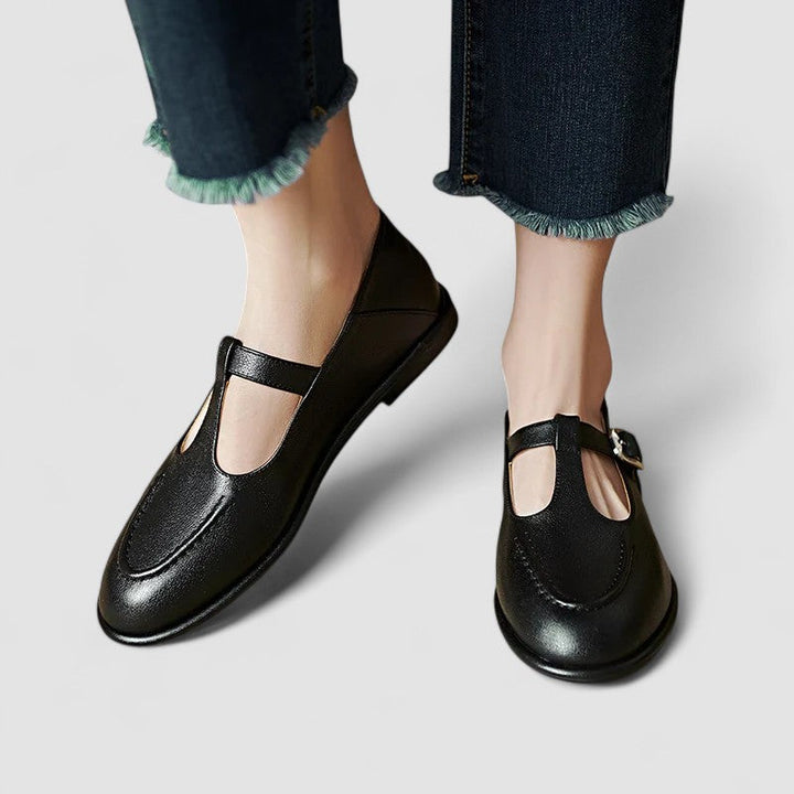 Camila – Mary Jane Orthopaedic Shoes with Low Heel